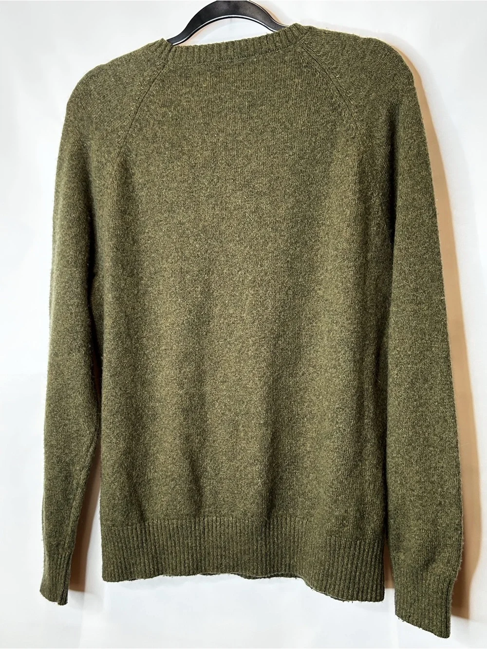 J. Crew Olive Green Crewneck Sweater